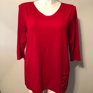 Chico's Sweater w/Detail NWT Size 3, 16-18, XL